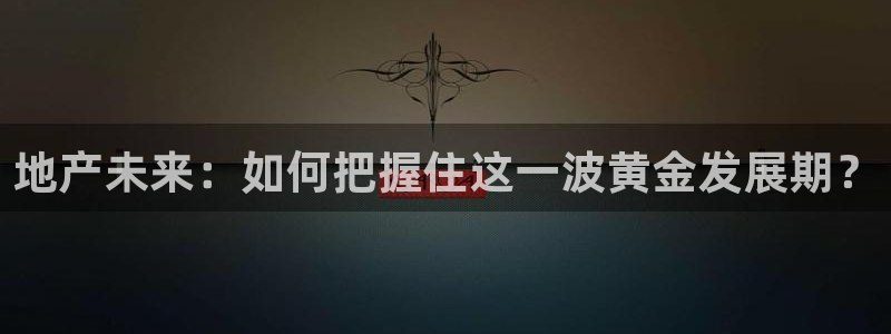 天狮娱乐反点啥意思：地产未来：如何把握住这一波黄金发展期？