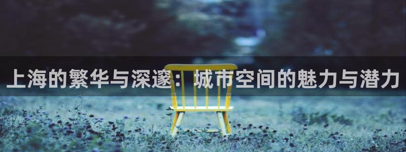 天狮娱乐d 判官：上海的繁华与深邃：城市空间的魅力与潜力