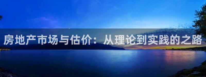 天狮娱乐怎么代理：房地产市场与估价：从理论到实践的之路