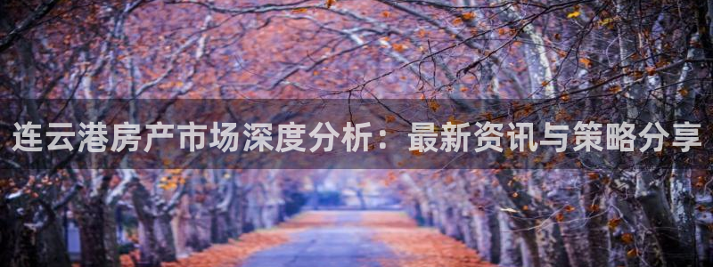 天狮娱乐 q823825515：连云港房产市场深度分析：最新