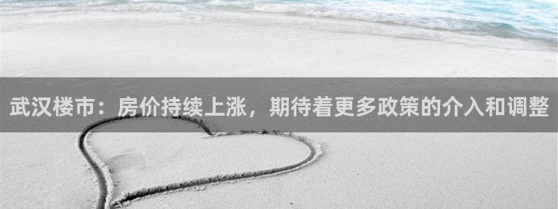 天狮娱乐 q823825515：武汉楼市：房价持续上涨，期待